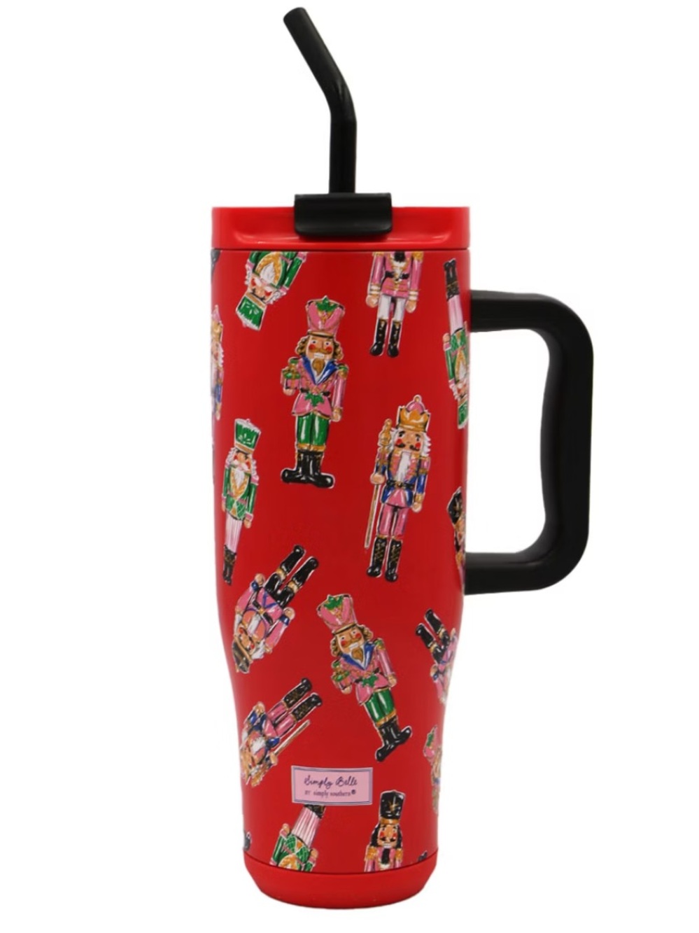 🆕 SS Nutcracker Tumbler 40 oz XL Christmas Holiday Winter Coffee Drink To Go